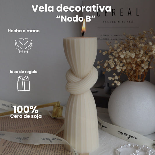 Vela decorativa “Nodo”B